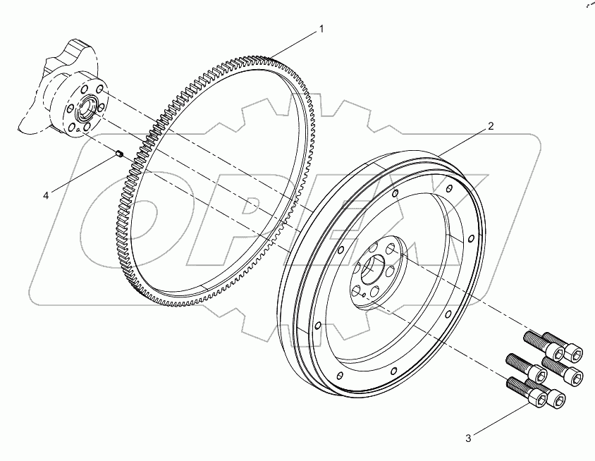  Маховик в сборе