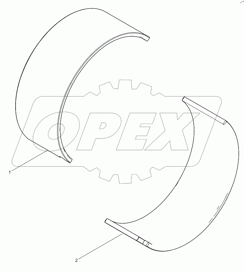  Комплект подшипников шатуна