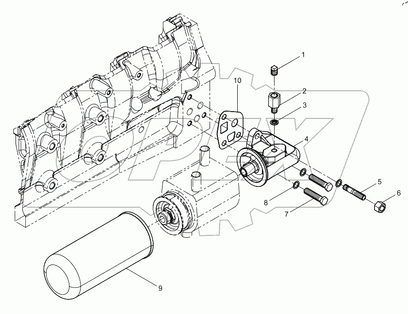  Масляный фильтр в сборе