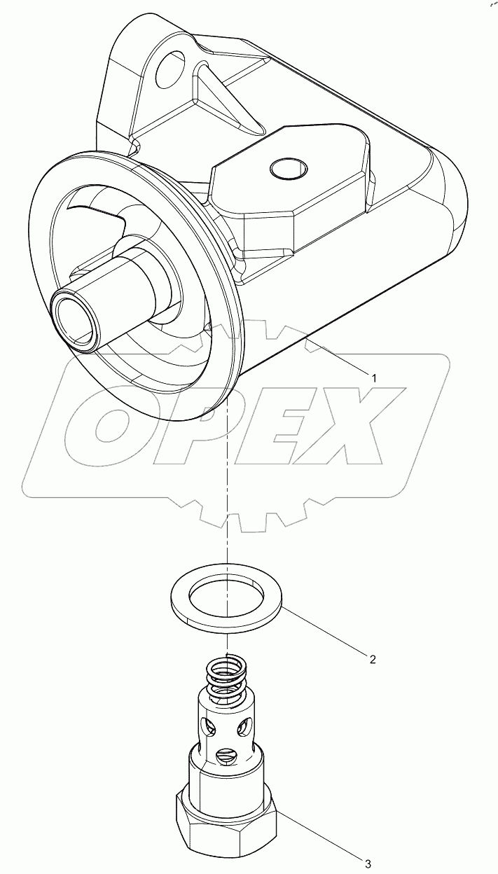  Комплект седла масляного фильтра