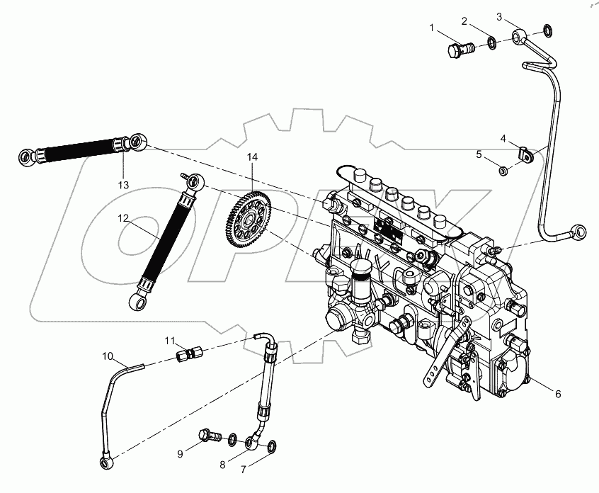  Топливный насос высокого давления