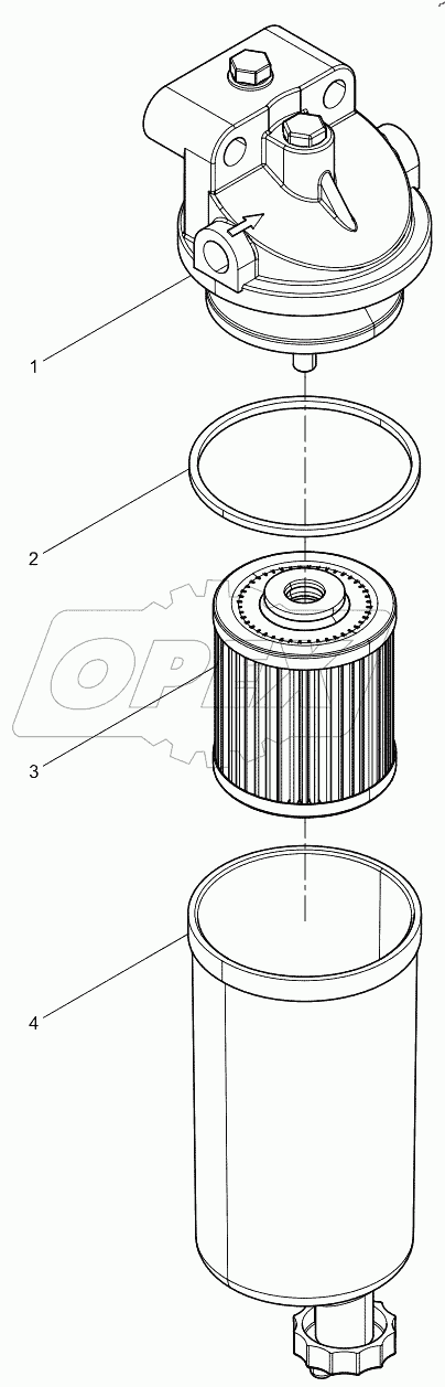  Топливный фильтр грубой очистки