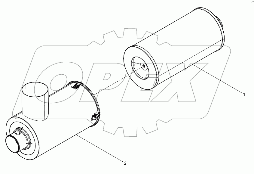  Корпус воздушного фильтра