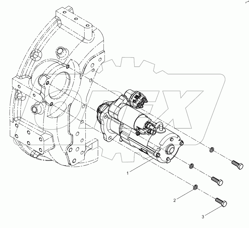  Стартерный двигатель