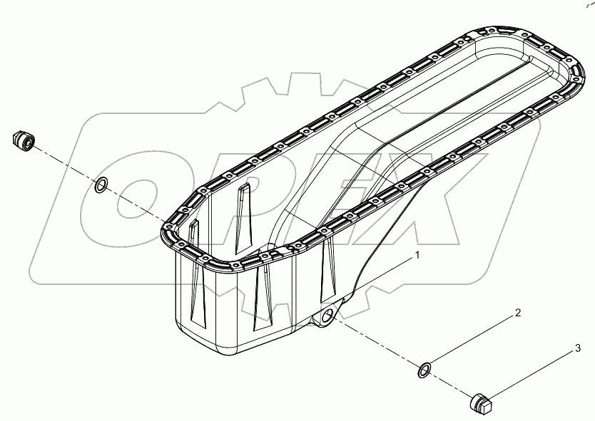  Масляный поддон в сборе