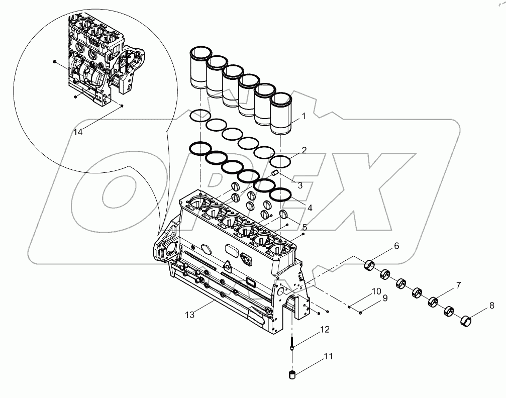  Crankcase assembly