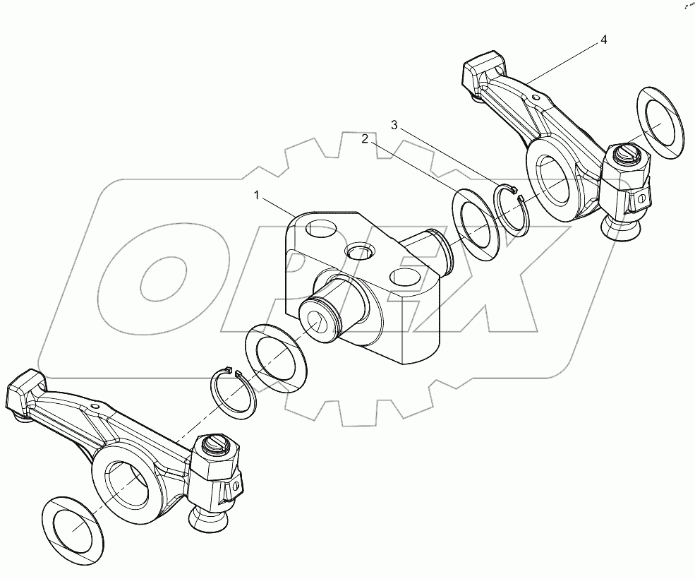  Rocker Arm Bracket Assembly
