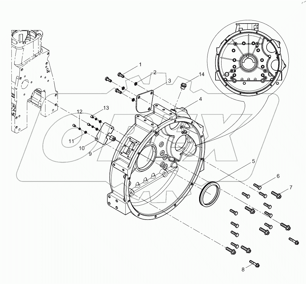  Flywheel Housing Group