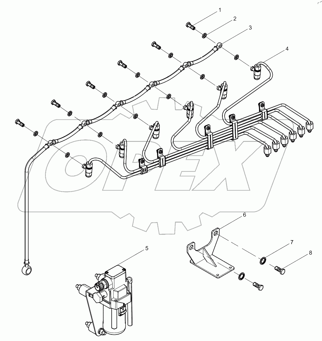  High Pressure Fuel Pipe Group