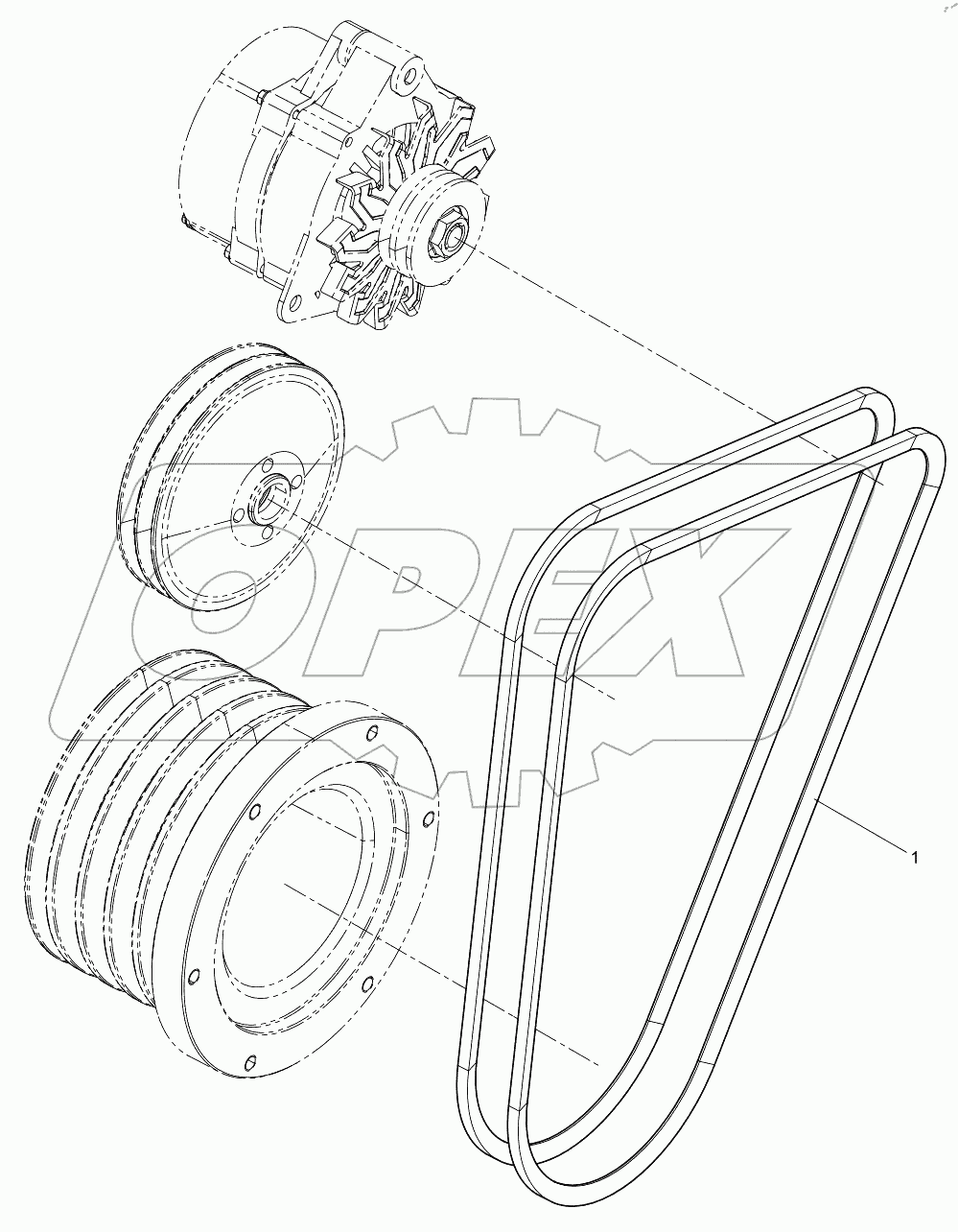  Tensioner And Belt Group