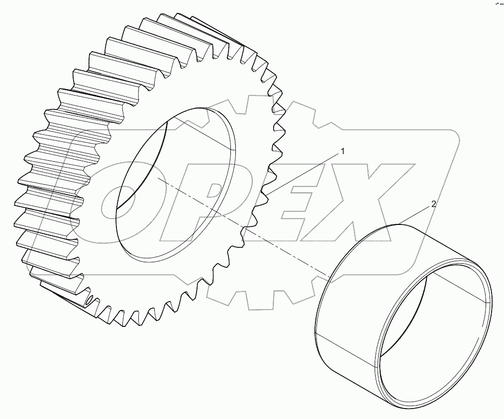  Intermediate gear