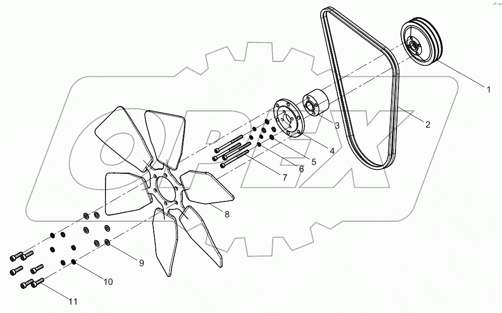  Water Pump Pulley Assembly