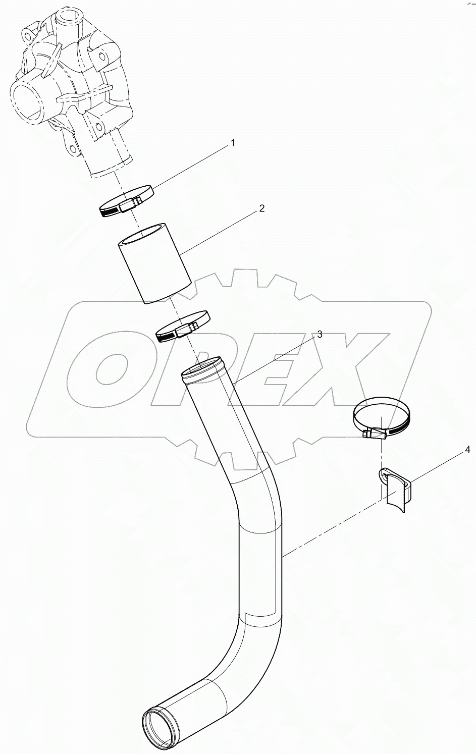  Water Inlet Pipe Group