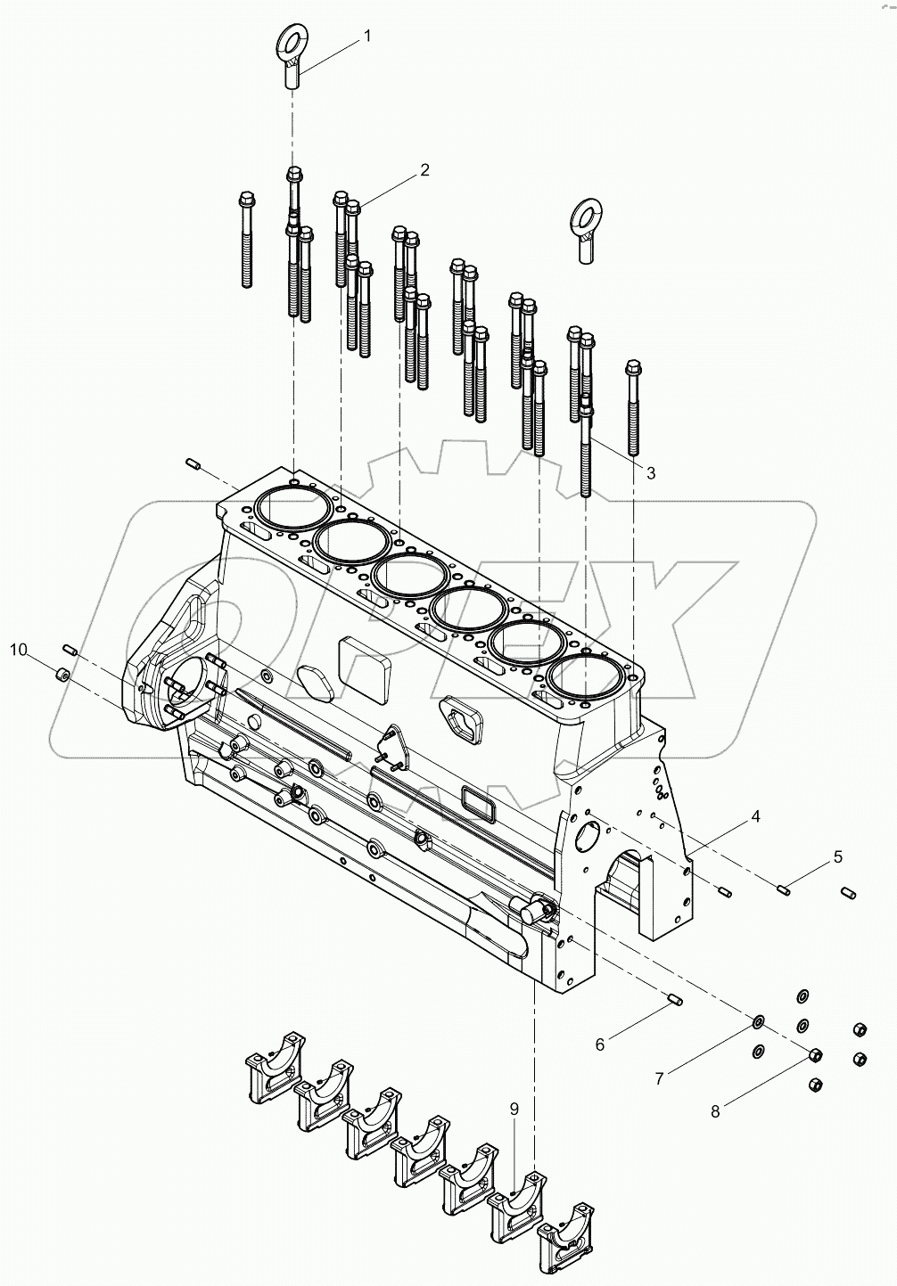 Cylinder block assembly