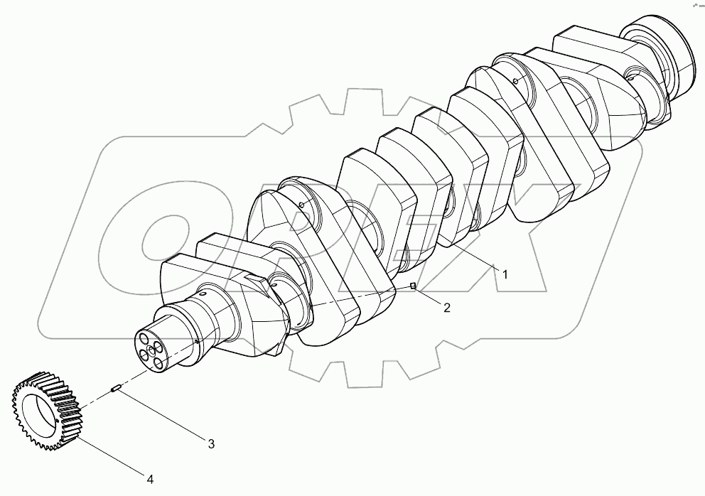  Crankshaft assembly