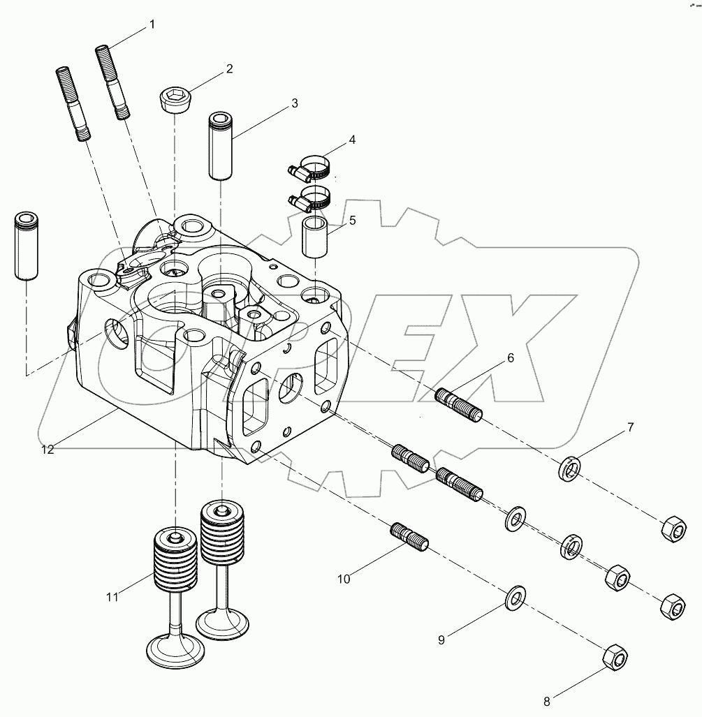  Cylinder head subassembly