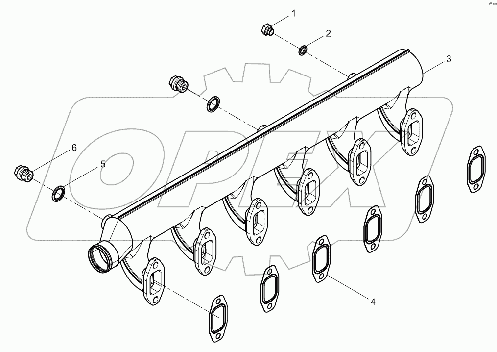  Air inlet pipe assembly