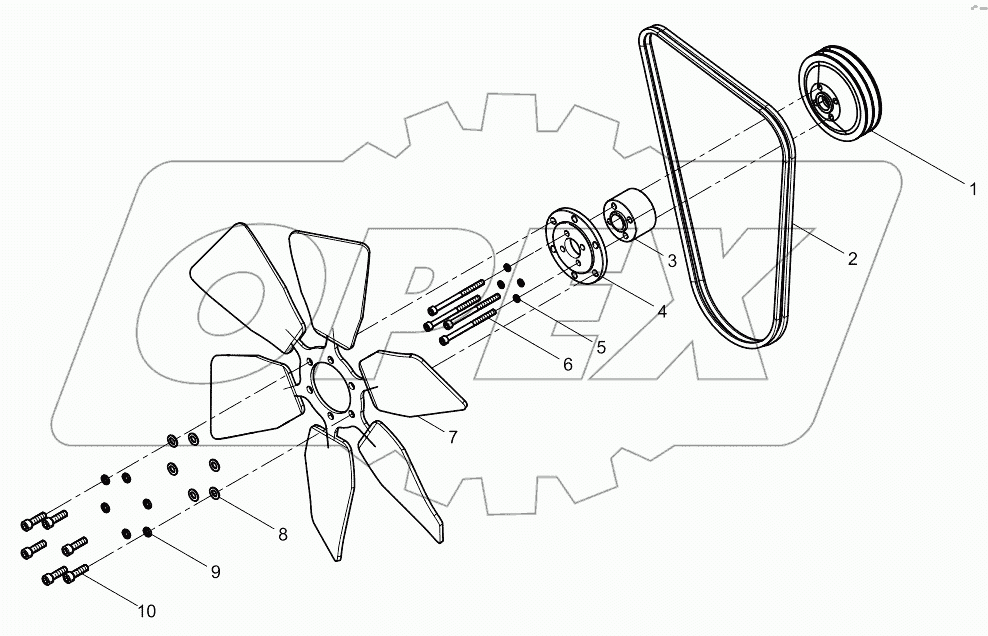 Water Pump Pulley Assembly
