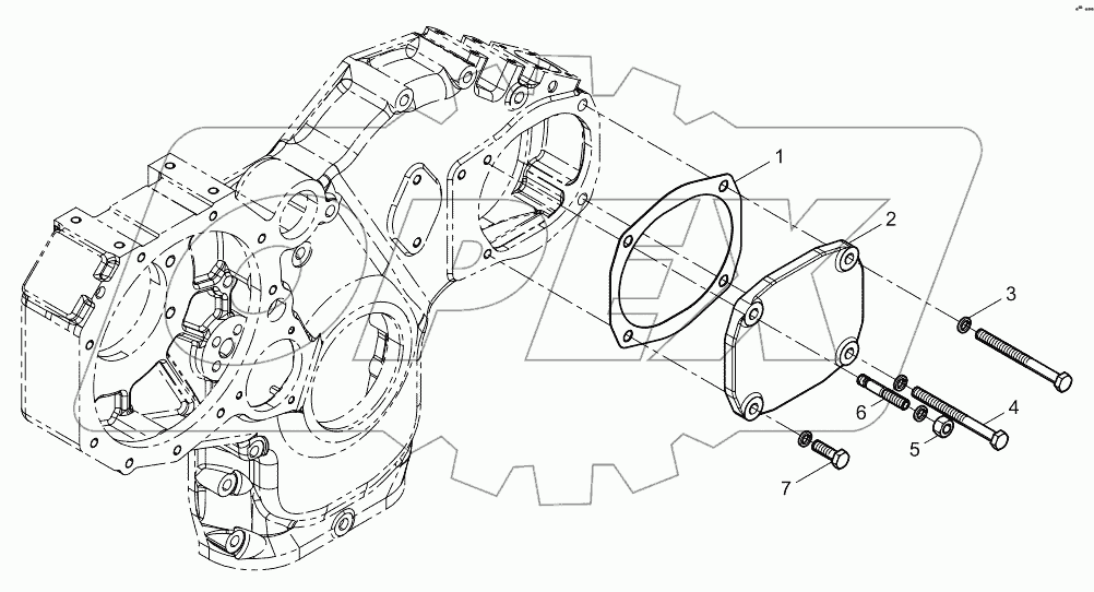  Hydraulic pump cover assembly
