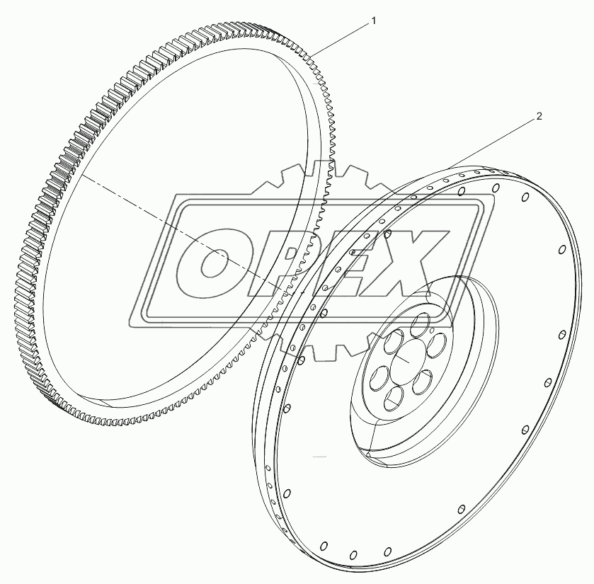 Flywheel assembly 2