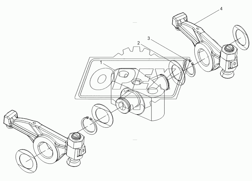 Rocker arm stand assembly