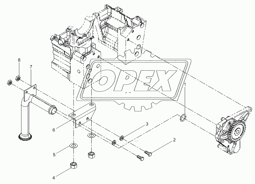 Oil inlet pipe assembly