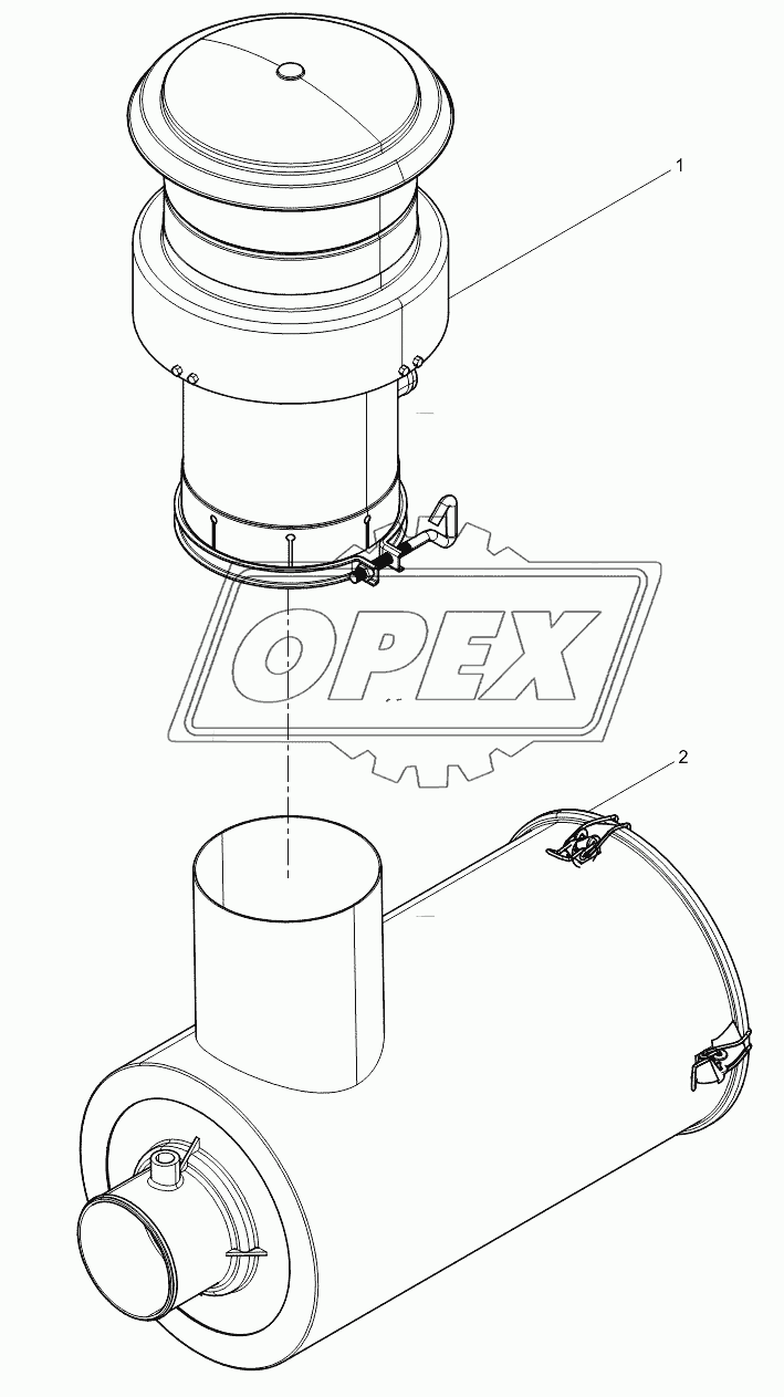 Air filter assembly 2