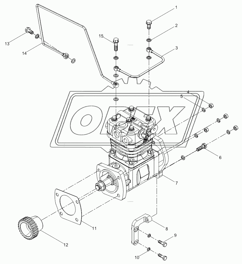 Air compressor assembly 2