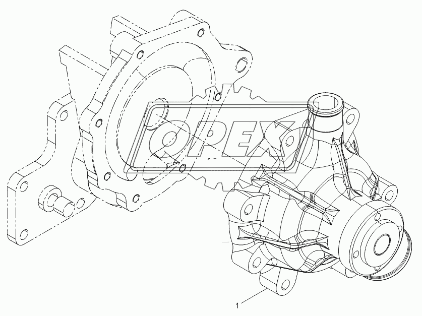 Water pump assembly