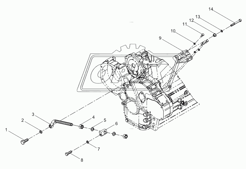 Alternator bracket assembly