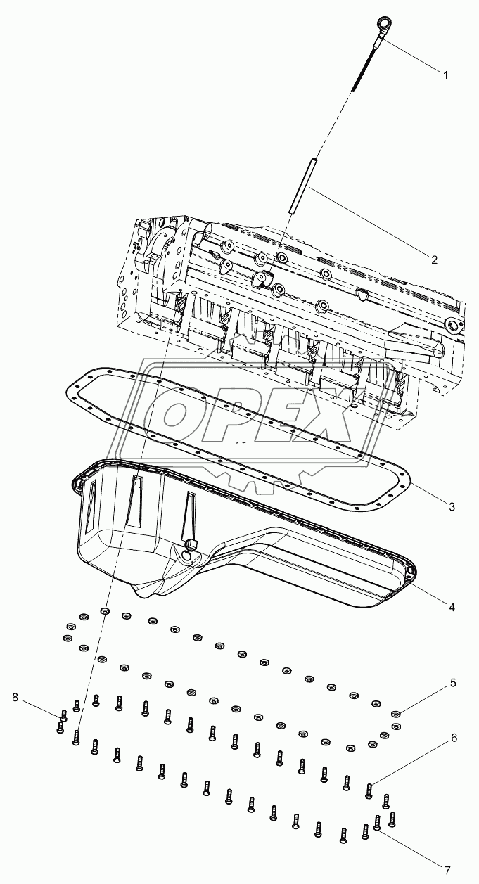 Oil pan assembly