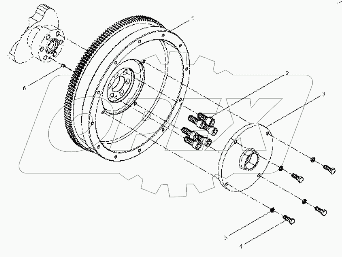  Flywheel assembly