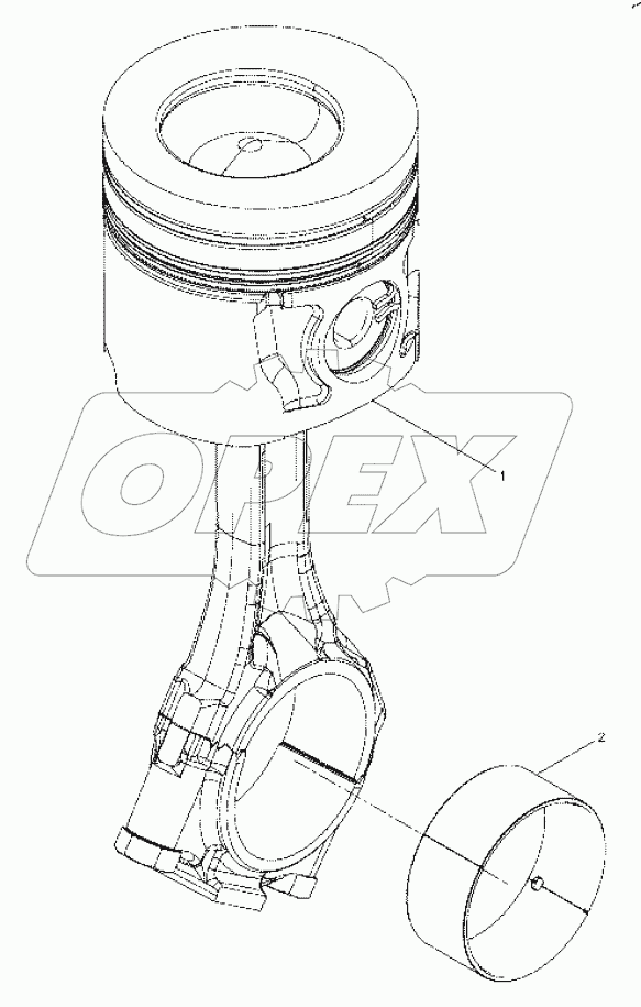  Piston and connecting rod group