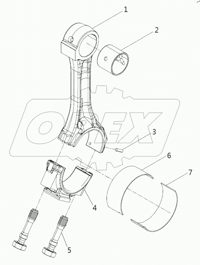  12160519 Connecting rod assembly