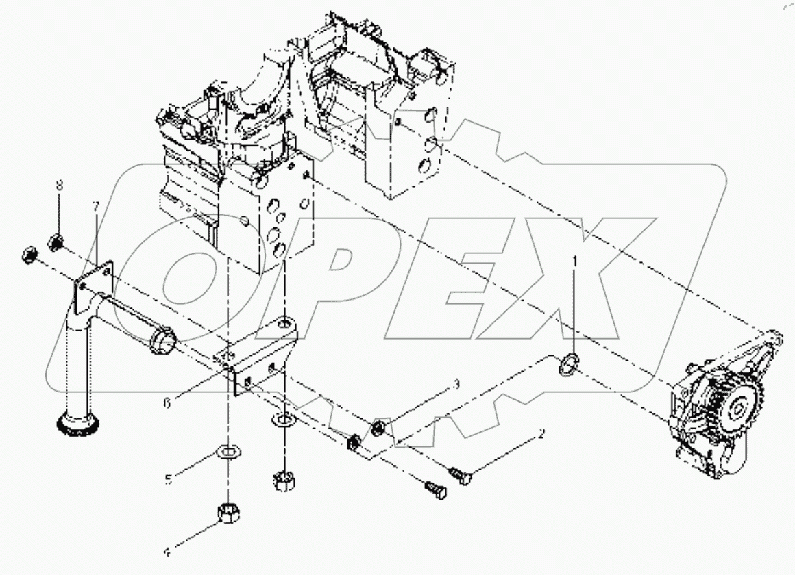  Oil inlet pipe assembly