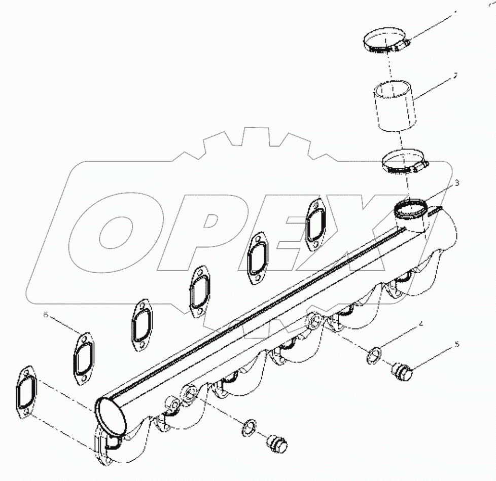  Air inlet pipe assembly