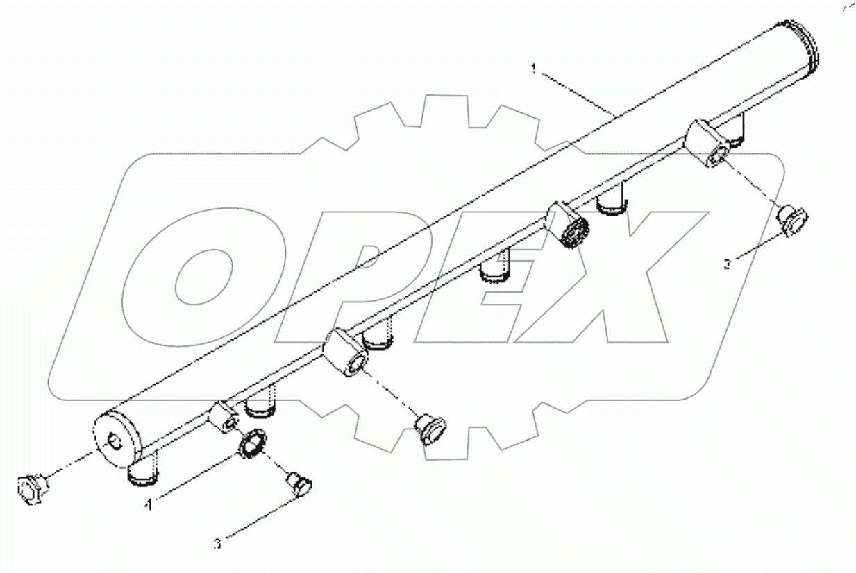  13051510 Cooling water pipe subassembly