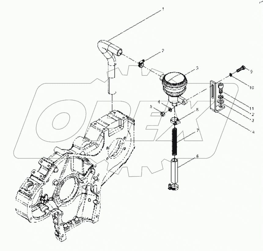  Crankcase ventilation device assembly