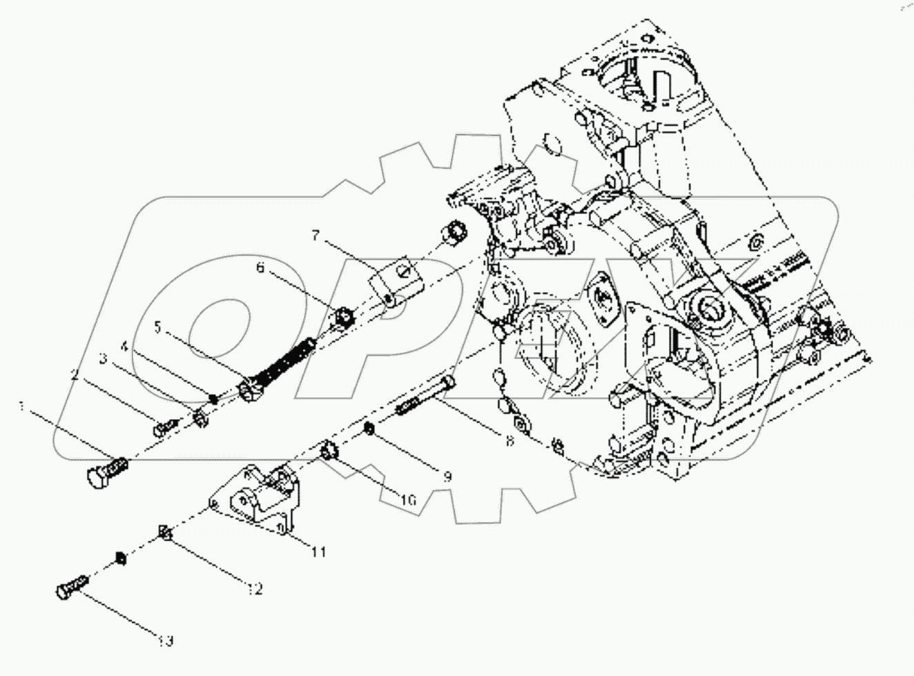  Generator bracket group