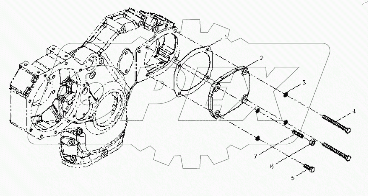  Hydraulic pump cover assembly