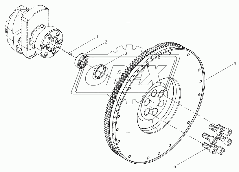 Flywheel assembly 1