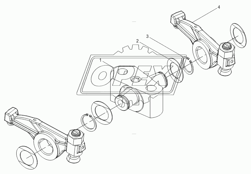 Rocker arm stand assembly