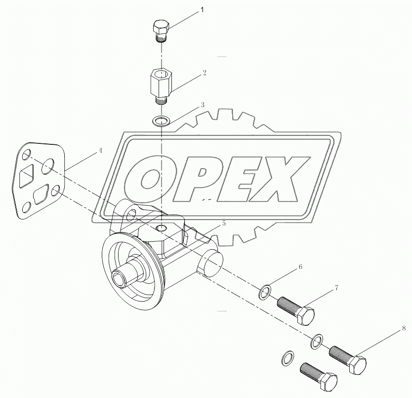 Oil filter seat subassembly