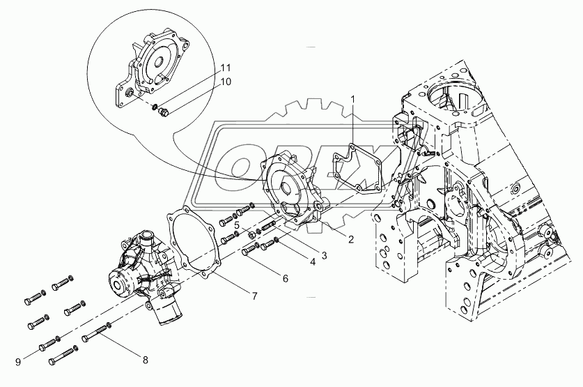 Intermediate pad assembly