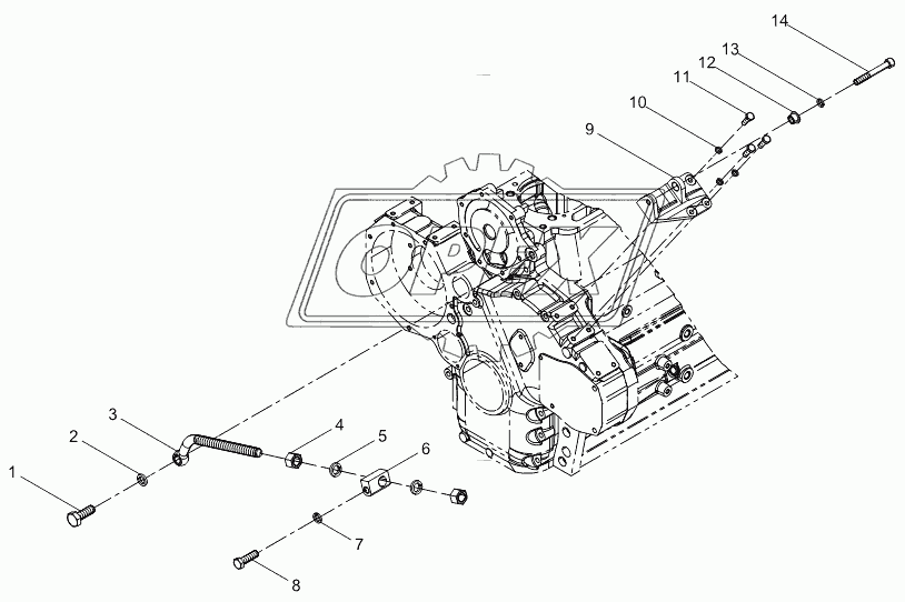 Alternator bracket assembly