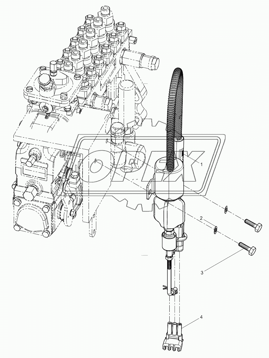 Parking device assembly