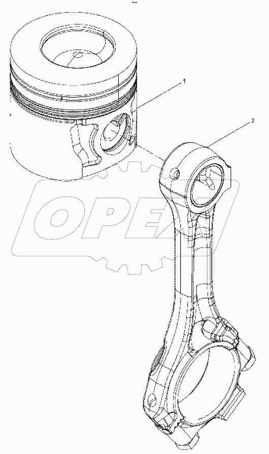  Piston and connecting rod group