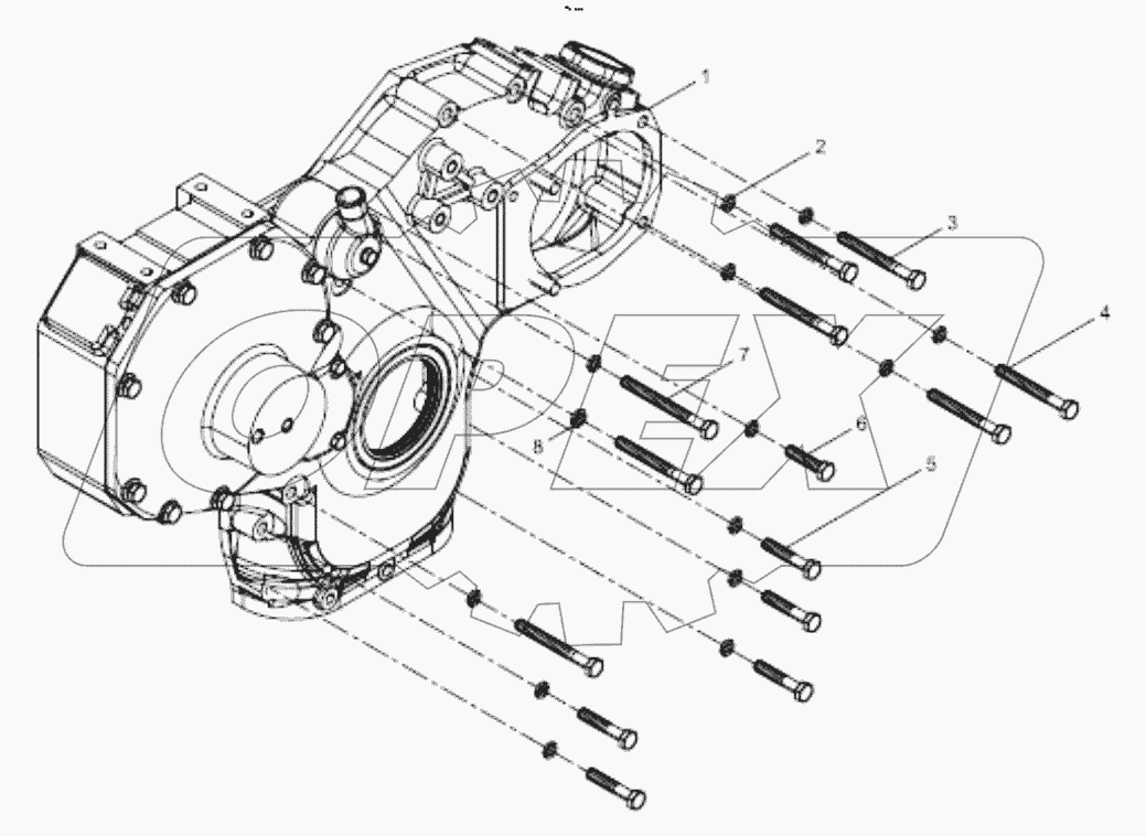  Timing gear box group