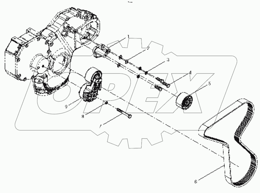  Tensioner and belt group