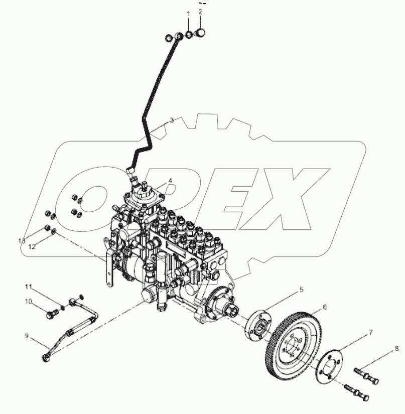  Fuel injection pump group